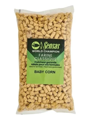 Cenový Hit Kukuřičné pelety Sensas Baby Corn Získejte slevu -5% za registraci v e-shopu