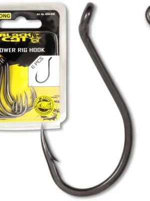 6ks - Háčky s Protihrotem Black Cat Power Rig DG Coating Velikost 6/0 Cenová Bomba