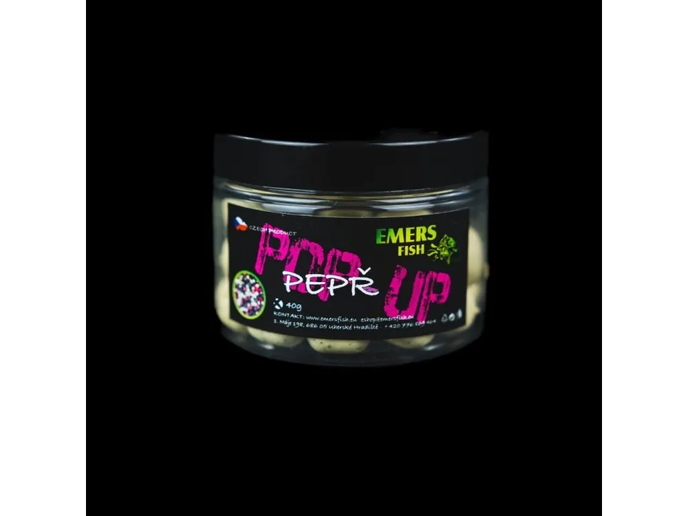 EMERS FISH Pepř POP-UP 12mm 40g Top Prodej