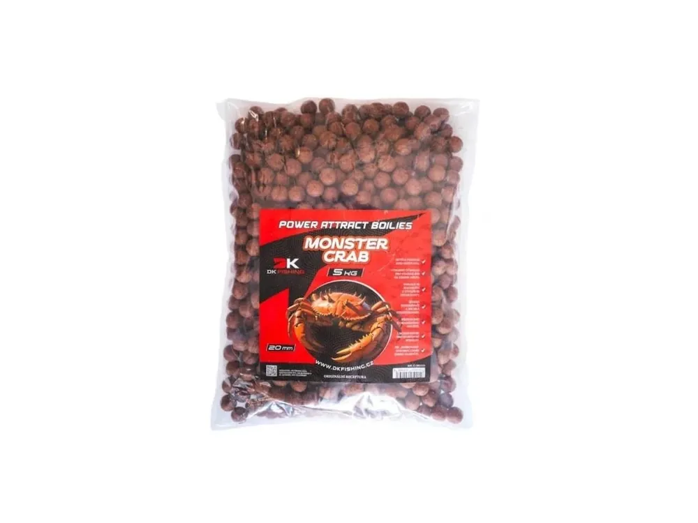 DK FISHING boilies Power Attract monster crab 5kg 20mm Kup Teď