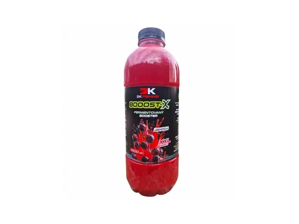 DK FISHING fermentovaný booster BOOOST-X jahoda 1 L Rychlé Dodání