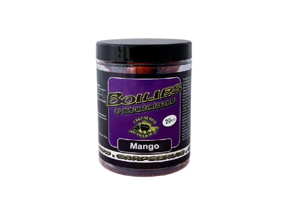 Václavík Boilies v dvojobalu - 180 g/20 mm/Mango Akční Cena