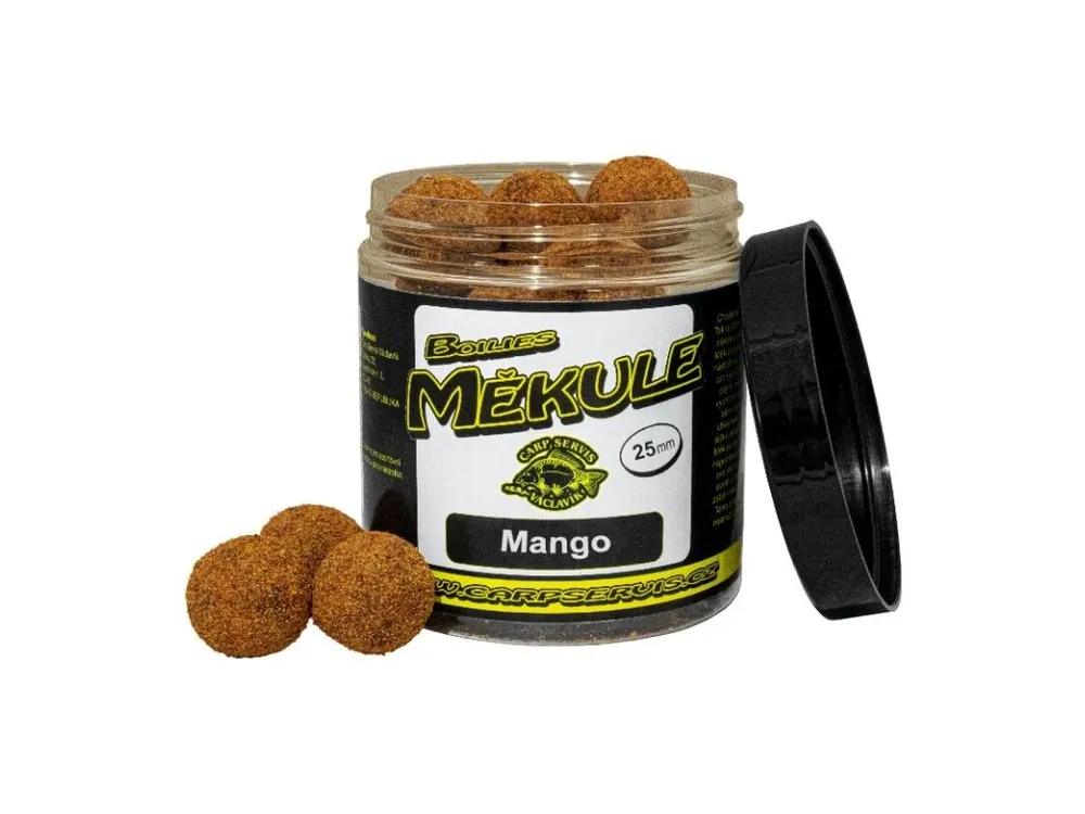 Novinka VáclavíkBoilies Měkule - 140 g/25 mm/Mango