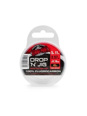 Autentický Fox Rage Strike Point Drop N Jig Fluorocarbon Line 0,25mm 40m 4,25g