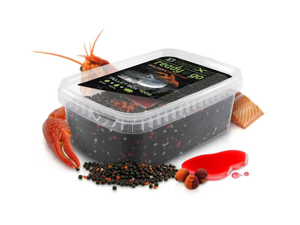 Značkový Pellet box Delphin Reaxe READY&GO / Losos-Rak