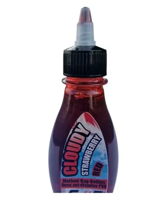 Fish Pro atraktor Cloudy Strawberry Red 100ml Ověřený