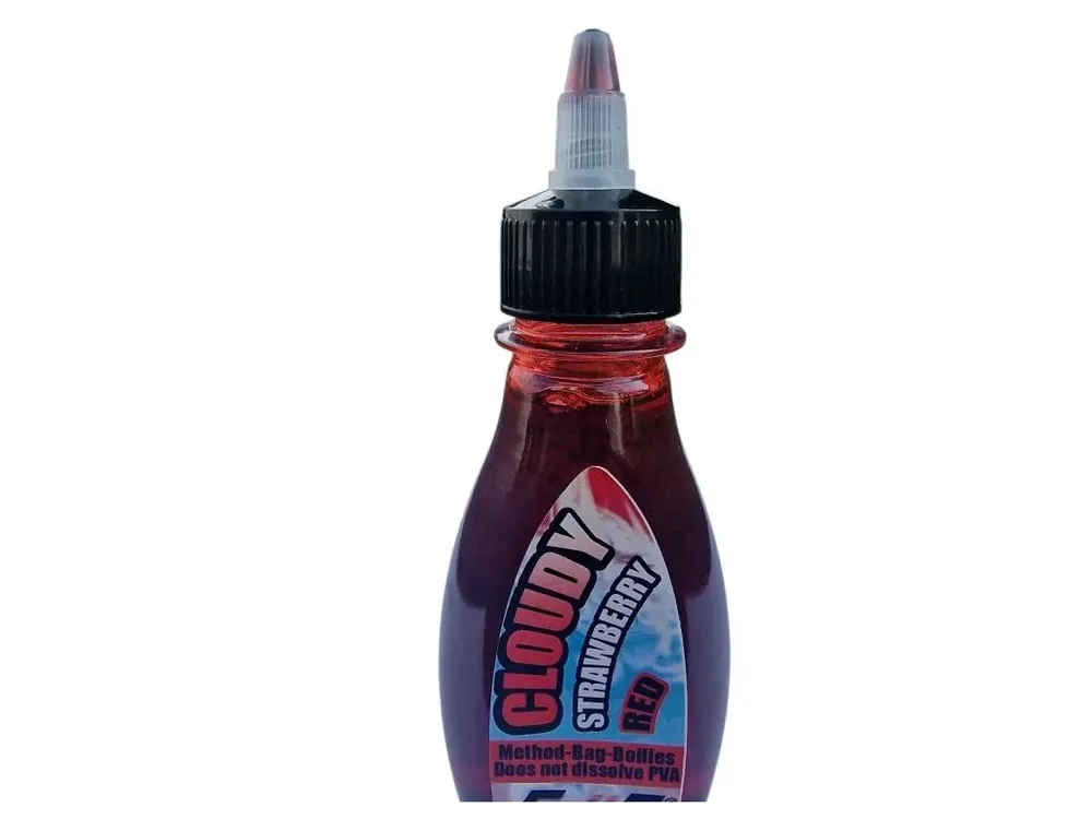Fish Pro atraktor Cloudy Strawberry Red 100ml Ověřený