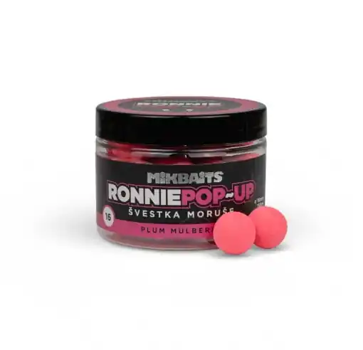 Mikbaits Ronnie Pop-Up Švestka Moruše 16mm 150ml Aktuální