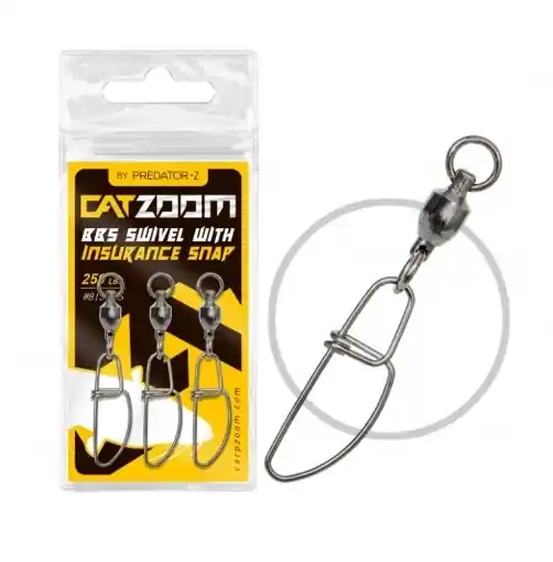 Tovární Cena Carp Zoom Karabina s obratlíkem BBS - 3 ks / Vel. 8