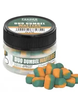Aktuální Carp Zoom Duo Dumbells Wafters 15g 10x14mm Kalamár-Meruňka