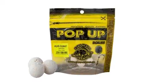 Výhodná Nabídka CSV Pop-Up Boilies Sáček/ 50 g / 16 mm / Pepř černý