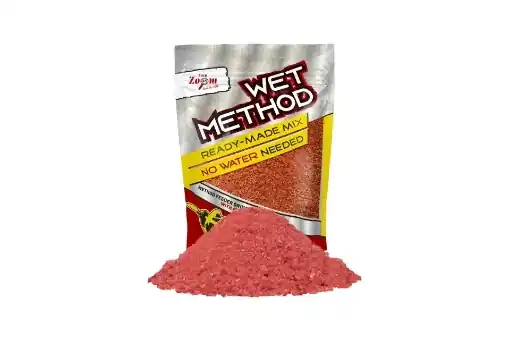 Speciální Cena Carp Zoom Vlhčená směs Wet Method - 850 g / Jahoda-Ryba