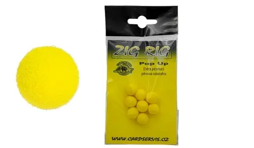 Top Prodej CSV Pěnová nástraha Pop-Up 10mm Žlutá