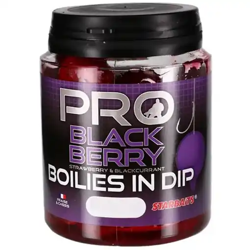 Starbaits Probiotic Boilies in Dip Blackberry 150g 20mm Přímo Od Výrobce