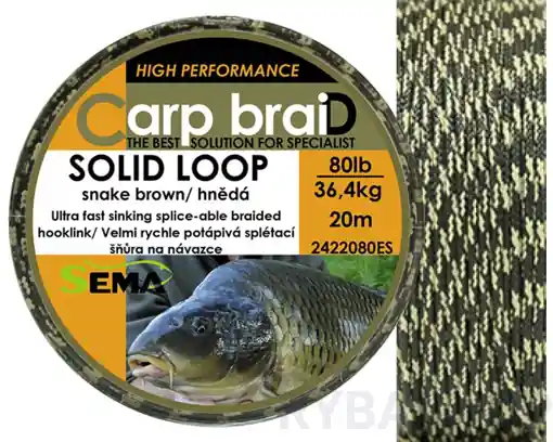 Sema Carp braiD Solid Loop 10m Sleva
