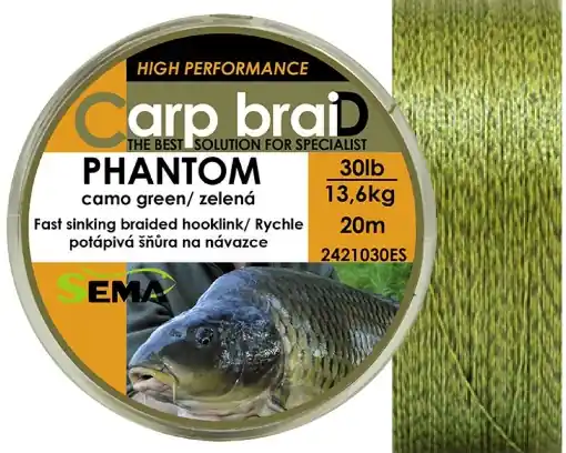 Sezónní Sleva Sema Carp braiD Phantom 20m