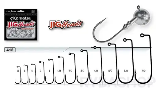 Jig hlavička Kamatsu Extra #3/0, 5.0g 4.3cm Víkendová Akce