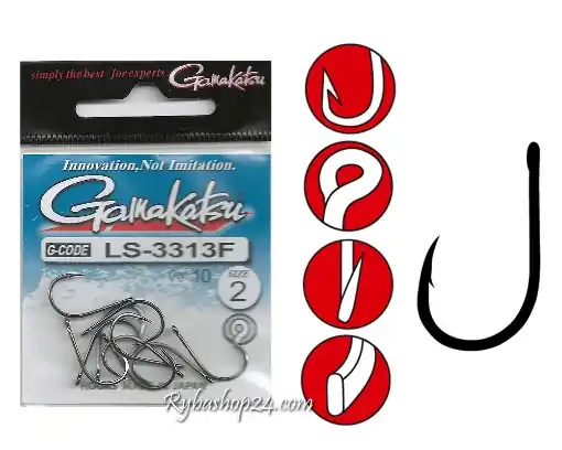 Gamakatsu LS-3313F Ring Eye, vel.2 Ověřený