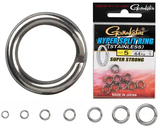 Kup Teď Gamakatsu Hyper Split Ring, vel.1 5.0kg (12ks)