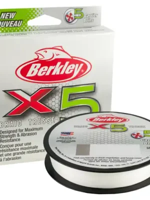 Časově Omezené Berkley X5 Braid Crystal 150m, 0.08mm 7.6kg