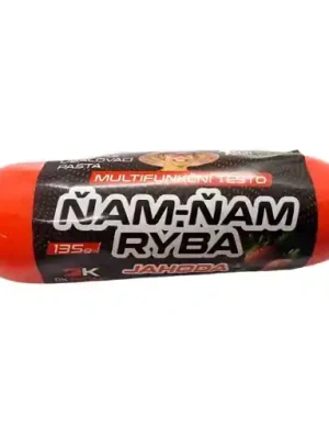 Akce Inovativní těsto Ňam-Ňam ryba Jahoda 135g