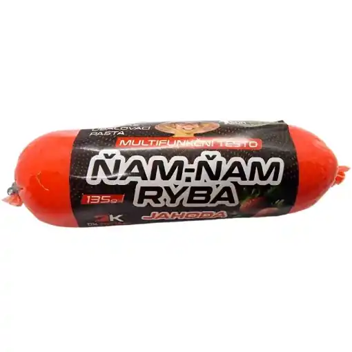 Akce Inovativní těsto Ňam-Ňam ryba Jahoda 135g