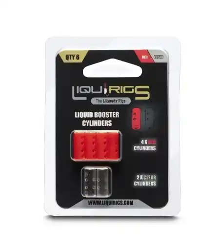 Jen Po Omezenou Doba Liquirigs Liquid Zig Booster Kapsle Červená a čirá 4+2ks