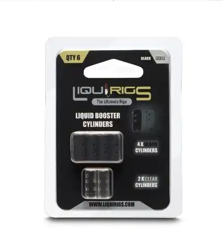 Top Prodej Liquirigs Liquid Zig Booster Kapsle Černá a čirá 4+2ks