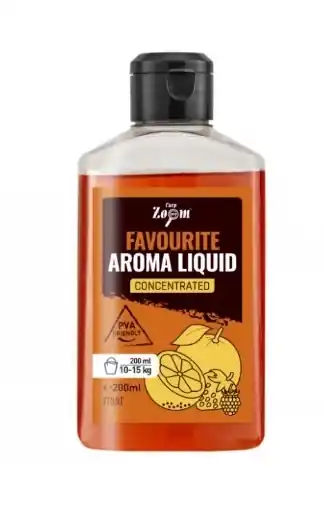 Carp Zoom Favourite Aroma Liquid Plus 200 ml / Ovoce Expresní Doručení