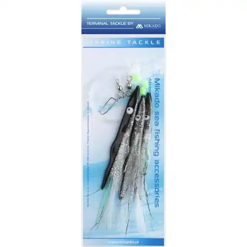 Bezpečná Platba Mikado Sea Set - Belona Rig 12cm 3x1/0 Černá Bílá