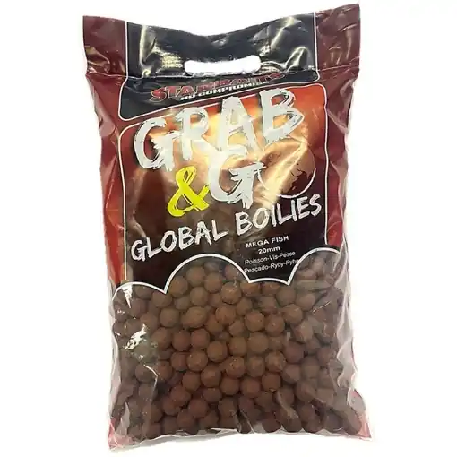 Starbaits Global Boilie Mega Fish 5kg 20mm Vrácení Zdarma