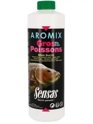 Finální Výprodej Sensas Aromix Gros Poissons Mais 500ml (Kukuřice)