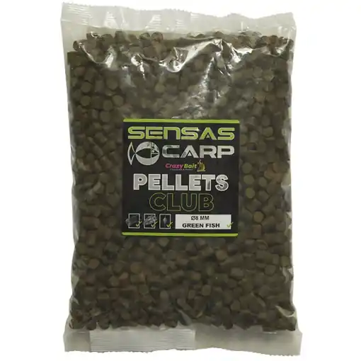 Víkendová Akce Pelety Sensas Club Green Fish 10kg 8mm