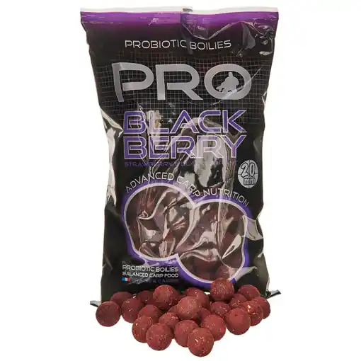 Tovární Cena Starbaits Probiotic Boilie Blackberry 800g 20mm