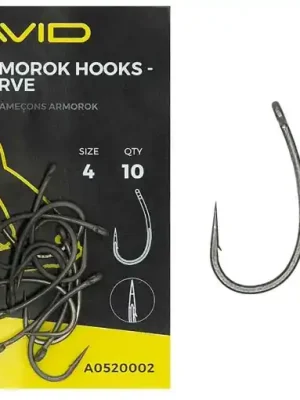 Koupit Online Avid Carp Armorok Curve Hooks #4 Barbed