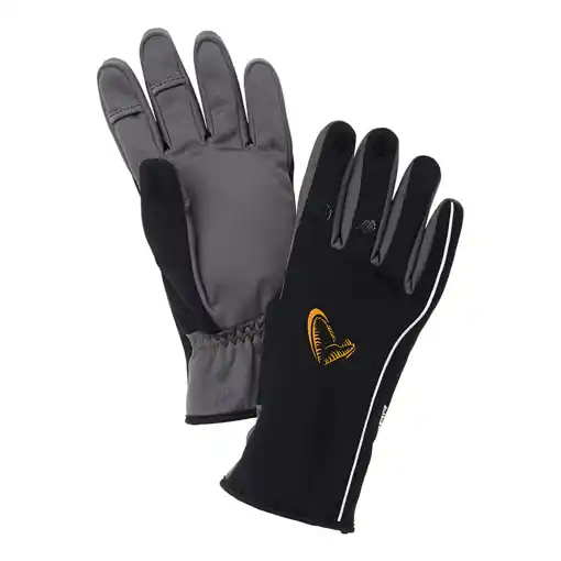 Rukavice Savage Gear Softshell Winter Glove Black #XL Cenový Hit