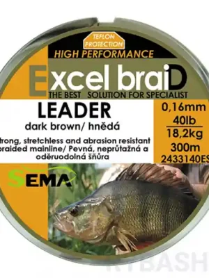 Šňůra Excel braiD Leader 600m, 0.23mm 36.4kg Výprodej