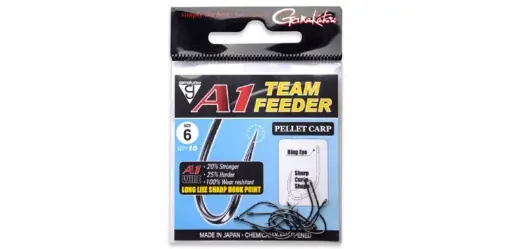 Gamakatsu A1 TEAM FEEDER Pellet Carp, vel.8 Sezónní Sleva