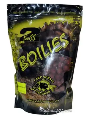 Nová Kolekce Boilies Boss2 Speciál Přírodní játra 1kg 16mm
