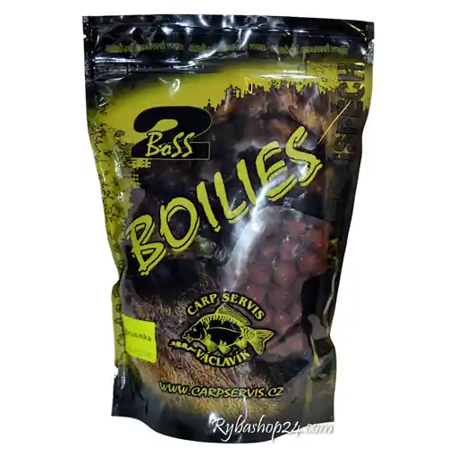 Nová Kolekce Boilies Boss2 Speciál Přírodní játra 1kg 16mm