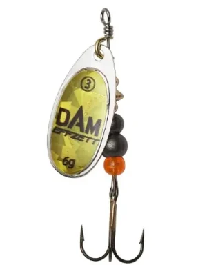 DAM EFFZETT Fluo Spinner Gold Prisma, #4 10g Pouze Dnes