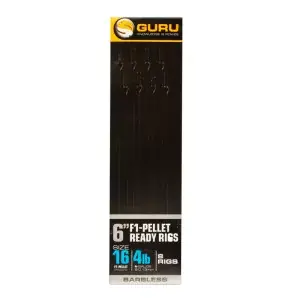 Guru F1 Pellet Pole Rig předvázaný háček - 15cm - 22 - 0,11mm Jen Po Omezenou Doba
