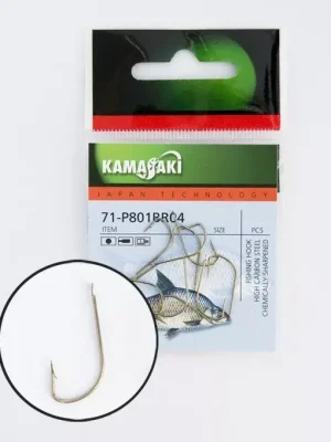 Originální Kamasaki Carbon Háček P801Br Nr 10 Balený (14Ks)