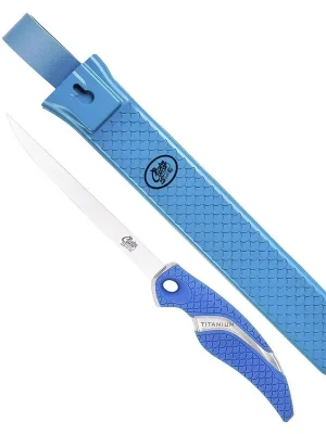 Cenová Bomba Cuda Titanium Nitride 6 Flex Filetovací Nůž s Pouzdrem