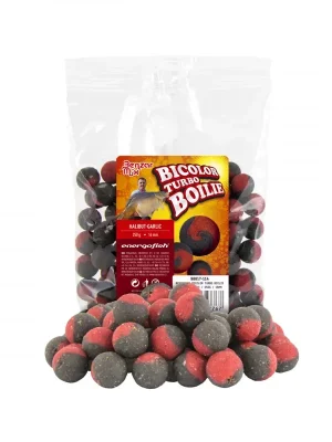 Vrácení Zdarma Benzar Turbo Bicolor Boilie Halibut-Česnek 250G 16Mm