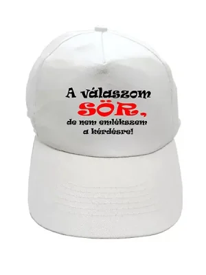Baseballová čepice Moje Odpověď je Pivo! Akce