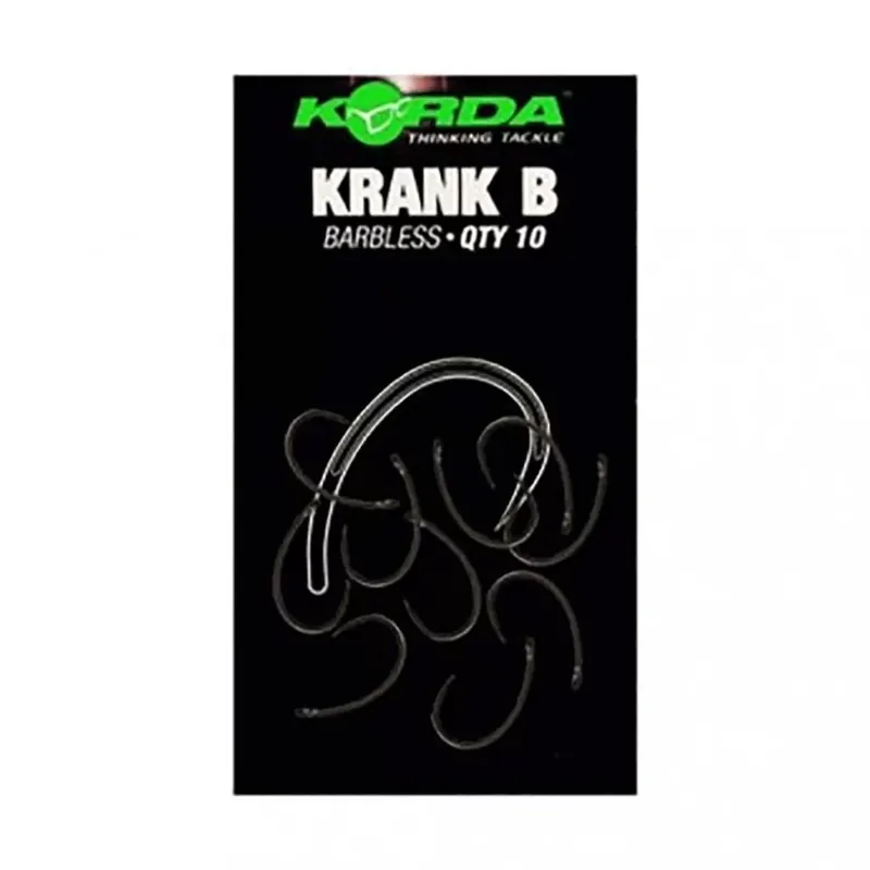 Nakupujte Hned Korda Krank Barbless 8 S očkem, Bezprotihrotý Háček 10ks