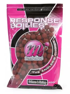 Must-Have Mainline Shelf Life Boilies Salmon & Shrimp 15 mm 450 g.r - nástrahové boilies