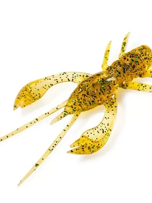 Dokud Zásoby Vydrží FISHUP Real Craw 5,08cm (7ks), #036 - Karamelová/Zelená & Černá Plastová nástraha