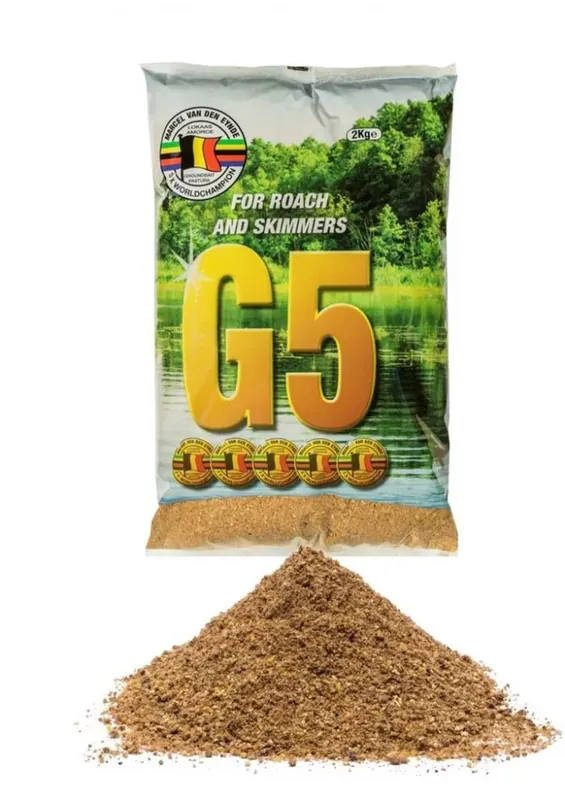 Časově Omezené Van Den Eynde VDE G5 Hnědá 2kg Bez rybí moučky